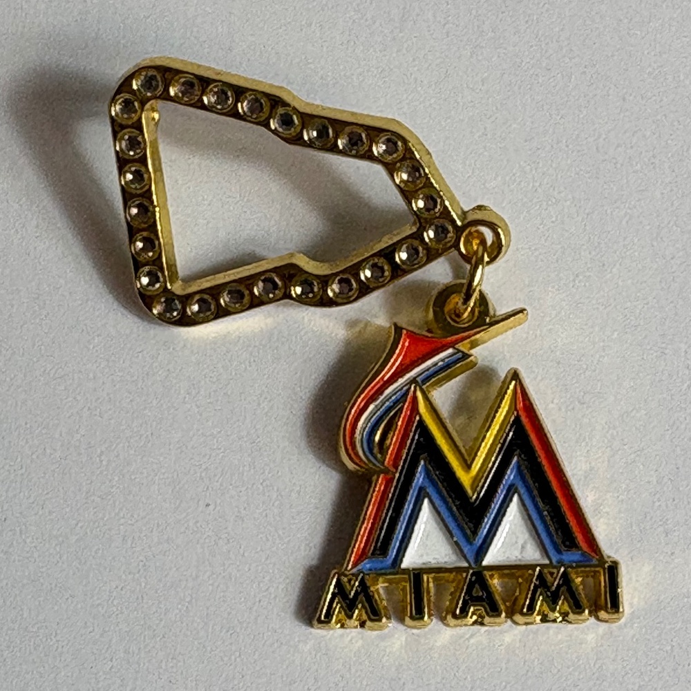 New Era Miami Marlins 2012 Logo Hat Pin Pins Fitted Hats Hatpin Baseball